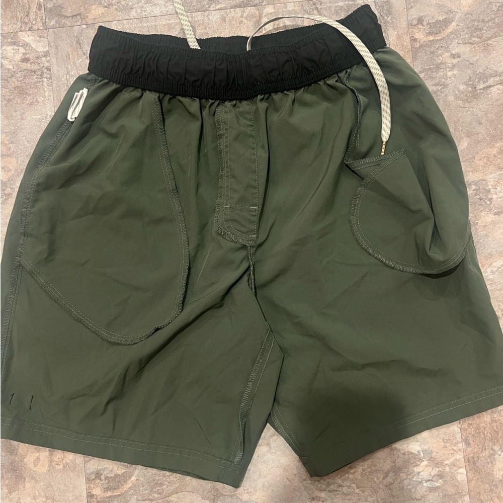 Leg3nd Green Drawstring Shorts - Picture 9 of 9